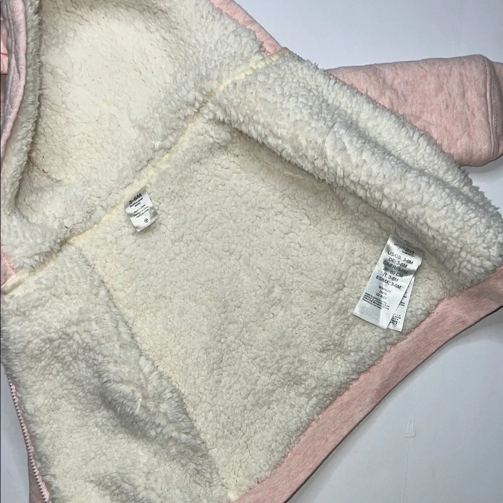 Cozy Pink Quilted Kids Hoodie - Picture 7 of 7